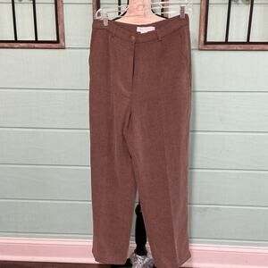 Vintage Garfield & Marks Brown Dress Pants Made in USA Women Size 6